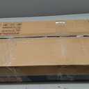 60inch Fireplace Mantel Shelf with Hidden Storage  MDF Wood Wall-Mounted Shelf, Farmhouse Floating Mantel for Fireplace or Living Room, DIY Assembly Required,Brown (60Lx8Dx7H)