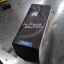 Car Steering Wheel Cover, Anti-Slip, Safety, Soft, Breathable, Heavy Duty, Thick, Full Surround, Sports Style (Black with Red line)