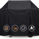 Grisun 7139 Grill Cover for Weber Spirit 300 Grills, Spirit 310, E310, S310 and E330, Waterproof and UV-Resistant Gas Grill Cover, Heavy Duty BBQ Cover, 51 inches, Black