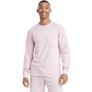 Goodfellow & Co Men's Long Sleeve Pocket T-Shirt - S, Purple