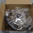 Tea Kettle, 2 Quart Stainless Steel Whistling Tea Kettle, Stovetop Whistling Teakettle Tea Pots for Stove Top with Ergonomic Folding Handle, Small Teapot, Water boiler for Tea, Coffee (Silver)