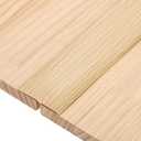 uxcell T-Molding Transition Strips, 3.28 ft x 1.97" (L x W) PVC Floor Flat Divider Strip Self Adhesive Vinyl Flooring Edging Trim for Joining Floor Gaps Doorways, Maple Wood Grain