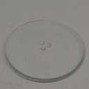 12.75" Microwave Plate Replacement for WB49X10129 GE Microwave Glass Plate, LG 3390W1A027A and Kenmore Microwave Glass Plate 1B71961H Compatible With WP8172138 12 3/4 inch Whirlpool Microwave Plate (12.75" Small Coupler Hole)