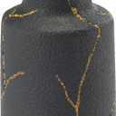 Nicole Miller - Lotion Pump/Soap Dispenser, Resin Countertop Accessories, Dorm Room Essentials (Sydney Collection, Black/Gold)
