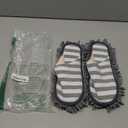 Cleaning Slippers Microfiber Slipper Detachable Mopping Shoes House Floor Cleaning Mop Chenille Sole, One Size (Grey) (7-10)