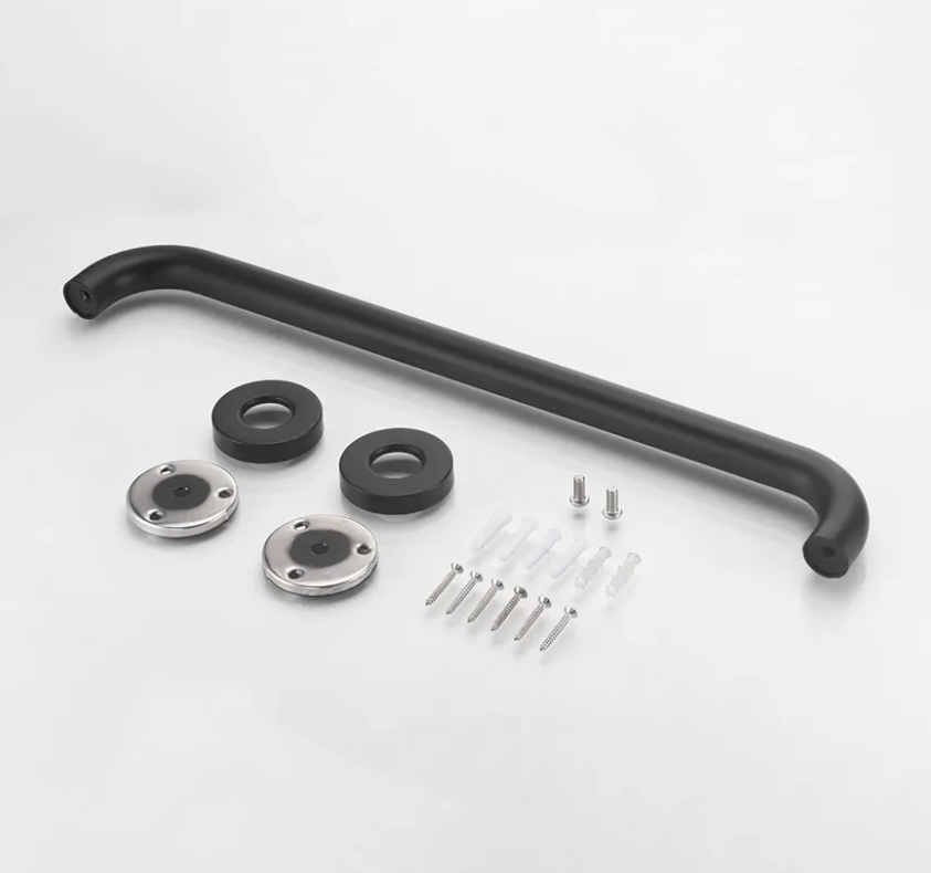 Grab Bar Handle for Bathroom Toilet Bathtubs and Showers (Matte Black)