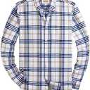 Alimens & Gentle Mens Solid Oxford Shirt Long Sleeve Dress Shirt Work Casual Button Down Shirts with Pocket, XXL