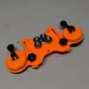 Drill Bit Hole Saw Guide, Adjustable Tile Hole Cutter Centering Locator Holder Jig Fixture for Ceramic,Tile,Glass(Orange)