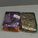 Choyaxo 100PCS Halloween Organza Bags Spider Web Print Satin Drawstring Candy Jewelry Bags 4 x 6 Inches/10 * 15cm, 4 Styles
