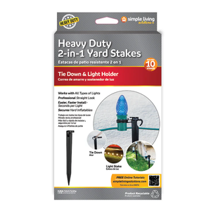 heavy gaurd 2-1 yard stakes 10 pcs( 2 Pack)