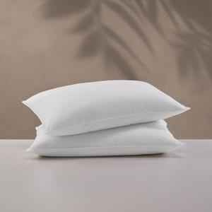 Sobel Westex: 2 Pack Sahara Nights Bed Pillow for Sleeping | Back & Stomach | Hotel Quality, 233 TC, 100% Cotton Case, Gel Fiber Fill | Soft, Washable (20 x 26, Two Pack, King Size)