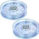 2 Pack 033-6001-00-4 3/4 Idler Pulley Bad Boy Replaces Bad Boy 033-6001-00 Idler Pulley, Bad Boy 033 6001 00, 033600100 for Bad Boy ZT Elite 60, MZ 42, Maverick 54, MZ Magnum, Pup Mowers