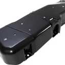 HECASA Fuel Tank Skid Plate Compatible with 2007-2018 Jeep Wrangler JK Black Replacement for 52059743AJ (NN1429)