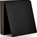 20 Pcs Book Board, Binders Board Chipboard Designer Bookboard Kraft Heavy Duty Chipboard Sheets Bookbinding Supplies for Book Binding Cover (Black, 12 x 12 Inch 80PT)