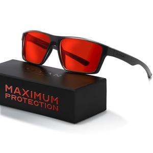 Titan Gaming Glasses, Blue Light Blocking, Night Driving Glasses for Men, Computer Protection, Gift for Gamers, Maximum Protection