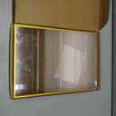 Gold Frames 8X10 Double-Sided Gold Picture Frames Tabletop Acrylic Sign Holder for Wedding Table Number Holder Menu Holder Flyer holder Display Stand with Removable Dot Stickers -3 Pack