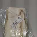 decorUhome Spring Chenille Soft Cozy Throw Pillow Covers 20x20 Set of 2, Modern Farmhouse Boho Velvet Decorative Pillow Cases with Stitched Edge for Couch Sofa Bed Home Decor, Cream White