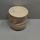 ECO SOUL Compostable 8 Inch Palm Leaf Round Plates (50 Count) Like Bamboo Plates | Biodegradable | Eco-Friendly, Microwave & Oven Safe