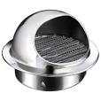 4 Inch Dryer Vent Cover Metal Stainless Steel Round Wall Vent Outside Caps for Exhaust Airventilation HVAC System Outlet