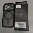 TOCOL for iPhone 17 Pro Case, Compatible with Magsafe, Built-in Magnetic Ring, Full Camera Protection, Drop Protection, Translucent Matte for iPhone 17 Pro Phone Case 6.3 inch (Black)