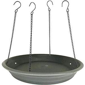 Bird Seed Catcher Tray Platform Feeder Hanging Tray Fits Most feeders Catches Most Falling Seed and Husk Great for Attracting Birds Outdoors, Backyard, Garden - Black
