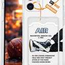 Brand Sports Shoes Card Holder Case Compatible with Cool iPhone 11 Case for Boys, Aesthetic Sneakers Soft Silicone Clear Shockproof Card Slots Phone Cover (Style 3)