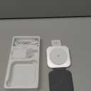 Upgraded 3 in 1 Wireless Charger for MagSafe, Magnetic Foldable Travel Fast Charging Station Pad Compatible with Apple Watch/Ultra (5W) iPhone 16/15/14/13/12 & AirPods Pro/4/3/2 (with Adapter)