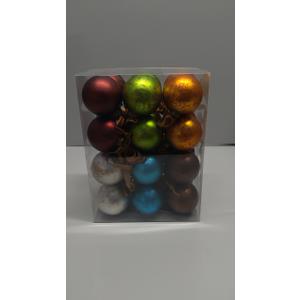 Christmas Ball Ornaments  - Multicolor