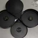 Margarita Salt Rimmer Set, 3-Tier Bar Glass Rimmer with 2 Sponges, Bartender Tool Rimmer Dish with Separate Tier for Lime Juice, Salt and Sugar, Bar Accessories for Cocktails and Bloody Mary