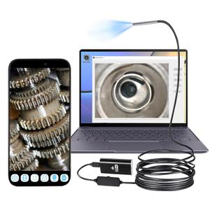 3.9mm Small Hole Borescope, Aperture Endoscope Camera - Suitable for. 20 Caliber and Larger Pipes, Gun Barrel Inspection Tool, Suitable for Android and iOS Smartphones iPhone, iPad, Samsung