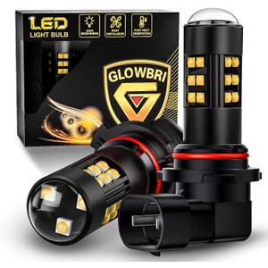 Warm White 9006 HB4 LED Fog Light Bulbs Car Running Board Light Bulbs | 360° Illuminating Fog Bulbs,6500K White Light, 600% Brightness Boost, Plug and Play,2PCS