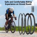 yeesport 2 PCS 700 x 38C Bike Tires and 2 PCS 700 x 35/43C Bike Inner Tubes with Valve 48mm, Plus 2 Tire Levers, Foldable Replacement Tires for Road Bicycle11