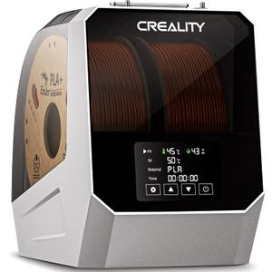2025 CREALITY Official Space Pi Filament Dryer Plus, Dual-Spool Filament Dryer Box for 3D Printing with PTC Heater, 360 Fast Heating, 4'' LCD Touch Screen, One Key Set, Compatible with PLA PETG ABS