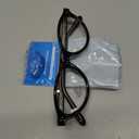 FEISEDY Oval Cat Eye Blue Light Blocking Glasses Women, Retro Small Computer Gaming Eyewear 90s Glasses Frame B0395