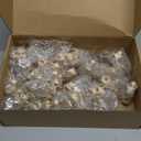 BBTO 50 Pcs Hanging Car Air Freshener Car Diffuser Bottles Empty Glass Perfume Bottle Freshener Diffuser Bottle Pendant for Essential Oil Fragrance Aromatherapy Bottle Ornament(Diamond)