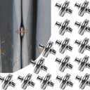 15 Pairs Curtain Magnets Closure, Magnetic Curtain Clips for Indoor Outdoor Curtains Prevent Light Leaking, Strong Curtain Weights Magnets for Pergola Patio Gazebo Cabana