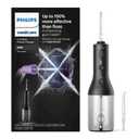 Philips Sonicare Cordless Power Flosser 3000, Water Flosser with Innovative Quad Stream Technology, Oral Irrigator with 2 Flossing Modes and 3 Intensity Levels, Ergonomic Design, Black, HX3826/23