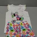 Bumeex Toddler Girls Summer Outfit Cotton Top and Shorts Clothing Set, Size 7