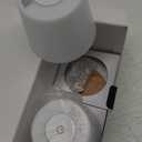 EZVALO 2 Pack Cordless Table Lamp IP65 Waterproof, Rechargeable Shower Lamp with 4500mAh Battery Operated, 3 Color Temps Dimmable LED Night Light for Living Room, Bathroom, Kitchen, Patio & Camping (Wood Grain)