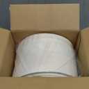 JOLLY CHEF Compostable  Compartment Paper Plates   [ ] Heavy Duty Divided Disposable Eco-Friendly Bagasse Biodegradable White Round Trays for Party Dinner Lunch Christmas (9in-150pack)