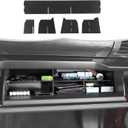 Linskip Glove Box Organizer Compatible with 2021 2022 2023 2024 2025 2026+ F150 & 2023-2026+ F250-F550 & 2022-2024 Ford Expedition, Glove Box Dividers, Interior Accessories