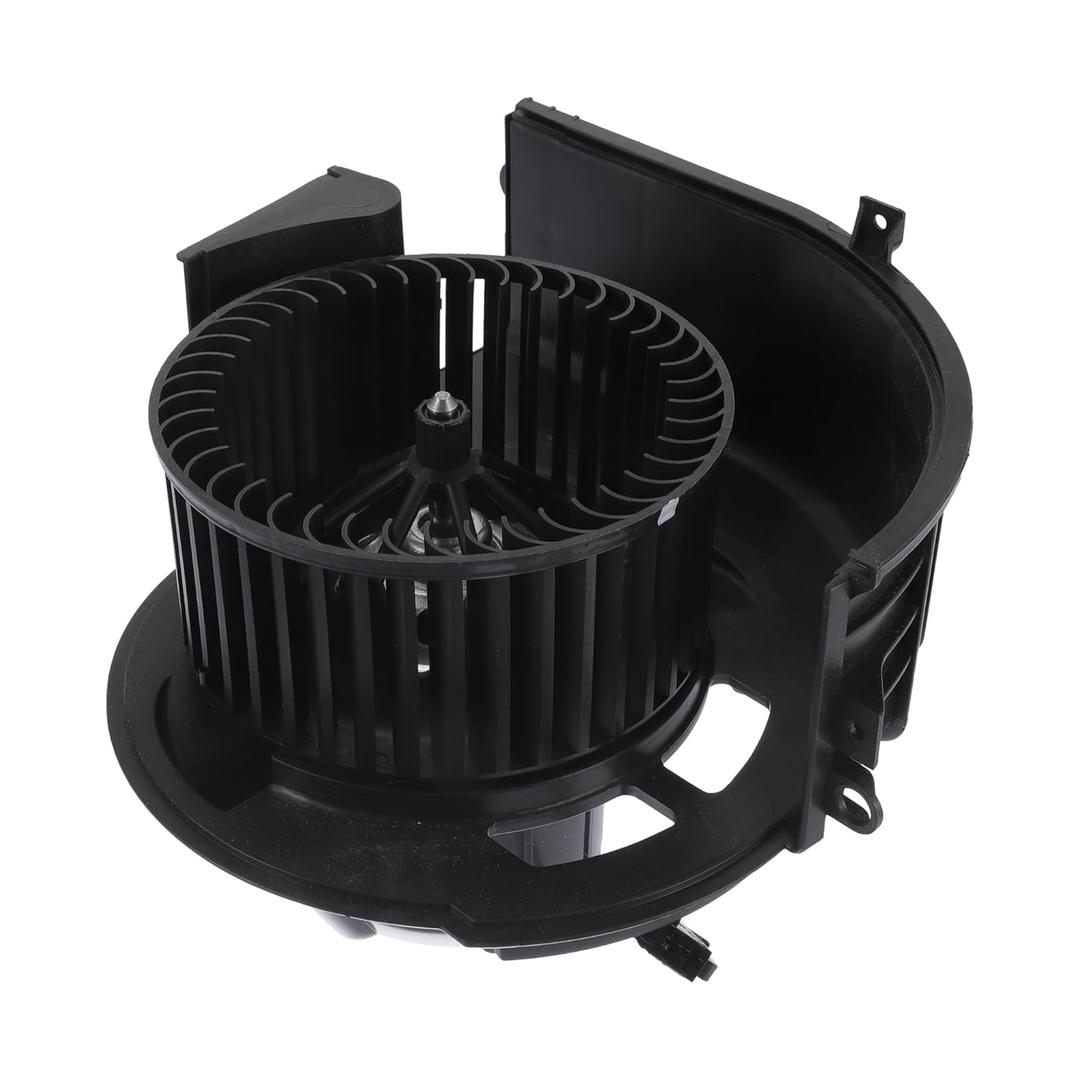 HVAC Blower Motor Assembly, No.64116971108 for BMW X5 E70 Sport Utility 2007-2013 Metal Plastic Black, 1 Pc