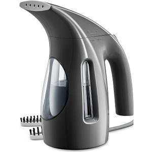 HiLIFE Steamer for Clothes, Portable Handheld Design, 240ml Big Capacity, 700W, Strong Penetrating Steam, Removes Wrinkle, for Home, Office(ONLY FOR 120V)-Black