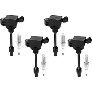 Ignition Coil Pack Iridium Spark Plugs Set of 4 Compatible with 2018-2020 Camry 2020 Corolla 2019-2020 RAV4 Replacement for UF848 96210