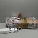 Electric Heated Blanket Twin Size 62"x84" - Dual-Sided with Microplush & Sherpa Fabric, 4 Heat Settings & 10 Hours Auto Off, Machine Washable - Berry