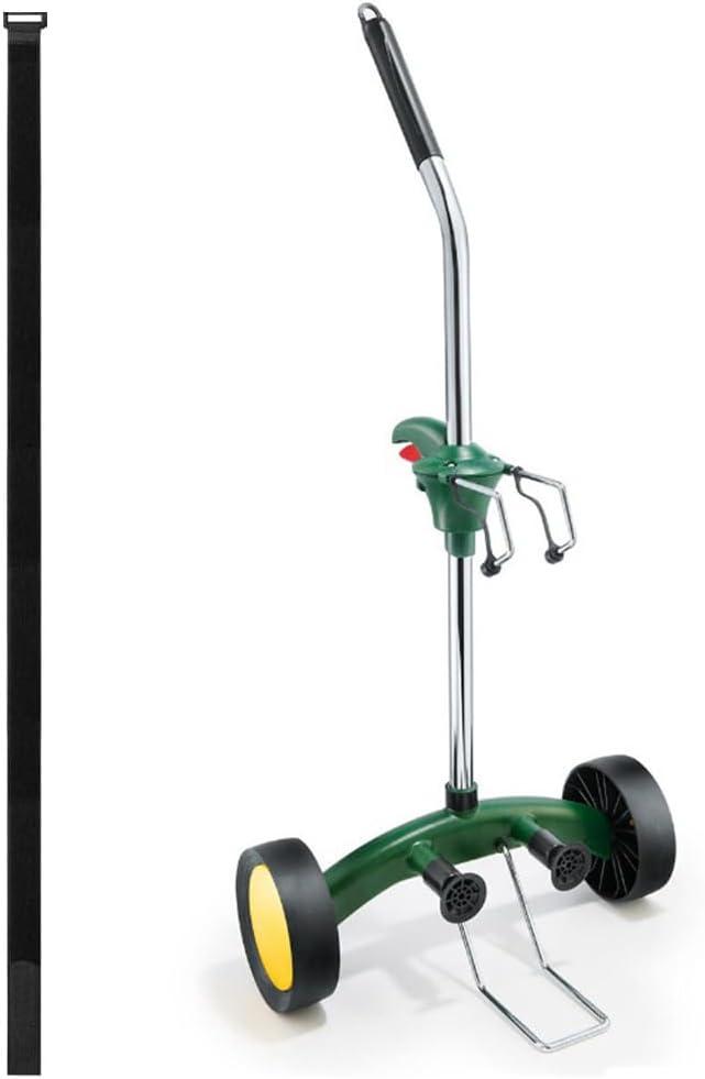 Garden Pot Mover Dolly Heavy Duty Plant Caddy Wheeled Trolley with Adjustable Handle Flat Free Wheels for Plant Pot