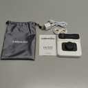 HOMDIS Portable Humidifiers for Travel, Small Mini Humidifier with Auto Shut-Off, Nightlight and Storage Bag for Hotel, Bedroom or Office, Plant Humidifier Indoor, White