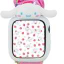 Sonix x Sanrio Apple Watch Cover | Bumper Case for Apple Watch | Protective Silicone Cover | Fits 38mm/40mm/41mm | Cinnamoroll - White