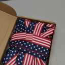 Cindeer 37 Pcs Patriotic Decorations Bow Large America Flag for Wreath 36 Pcs Patriotic Red White Blue Ornaments Tree Topper Decorations for 4th of July Independence 250th Anniversary Holiday