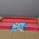 16 Pack 3 mm Thick Yoga Mat Bulk, Exercise Workout Non Slip Fitness Pad for Women Gym Home Yoga Pilates, Reliable Sturdy Material and Easy to Clean (Rose Red)